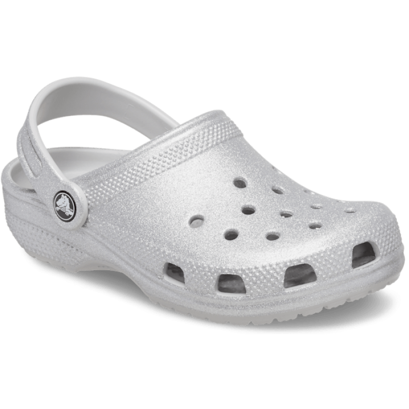 Black glitter crocs best sale